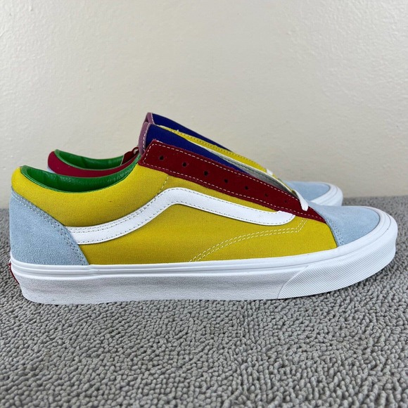 Vans Style 36 Sunshine Multicolor True White Colorblock Shoes Men's Size 12 - Picture 4 of 11